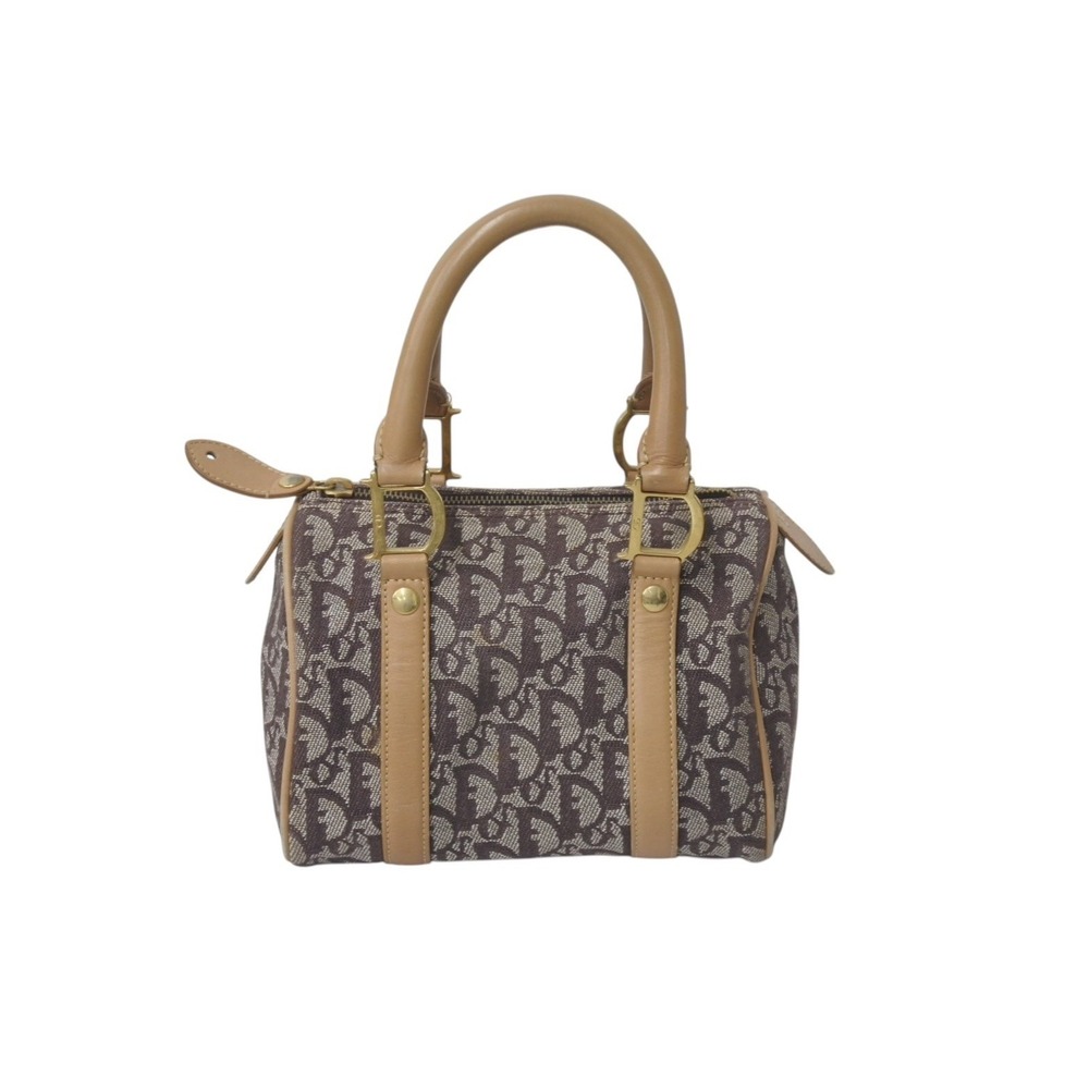 Christian Dior Boston Bag Trotter Brown Speedy